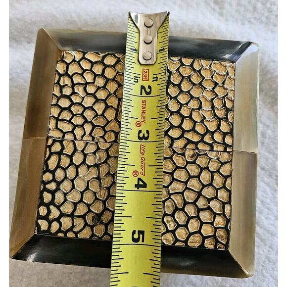 Shell Mother OF PEARL Box With Lid. Vintage, TEA Jewelry Trinket Box - Picture 8 of 10